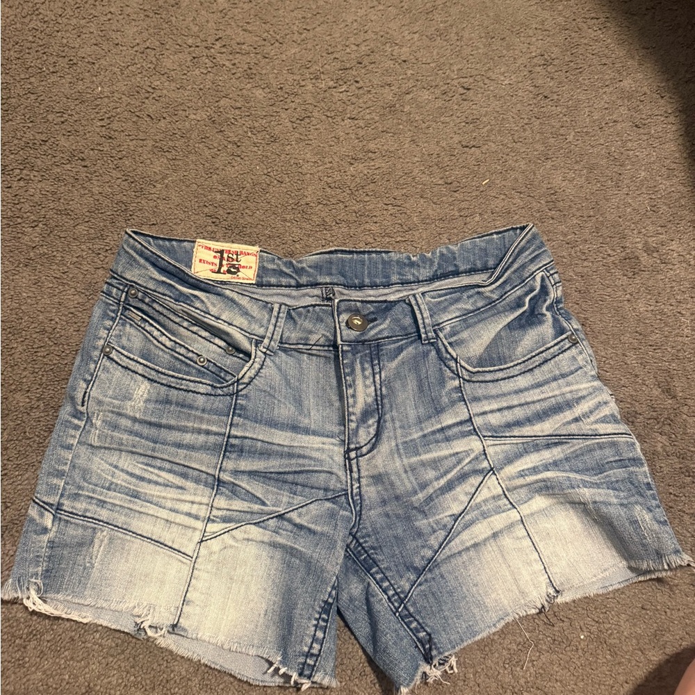 1st Kiss Denim Cutoff Shorts